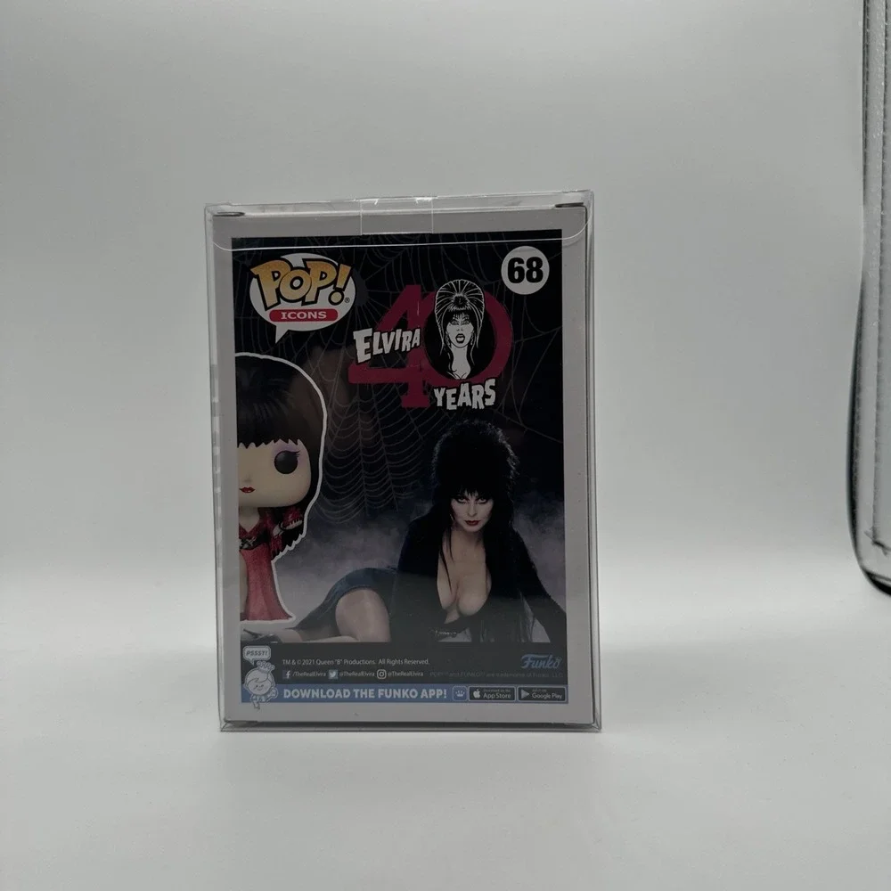 Funko Pop Icons Elvira #68 Diamond Collection 40th Anniversary New In Box